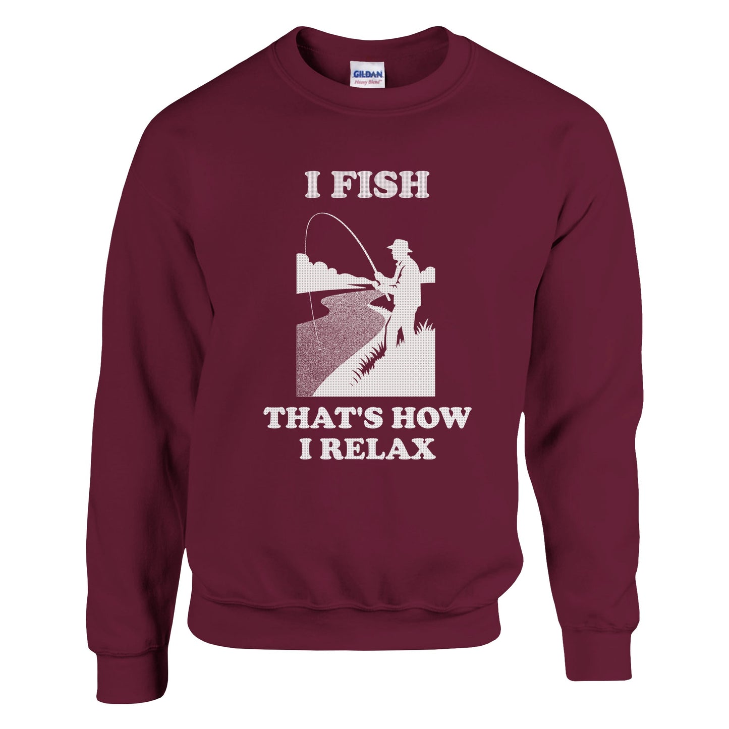 I Fish That’s How I Relax Sweatshirt | Funny Fisherman Gift | Angler Fishing Shirt | Outdoors Shirt | Rampage Design Studio - Rampage Design Studio