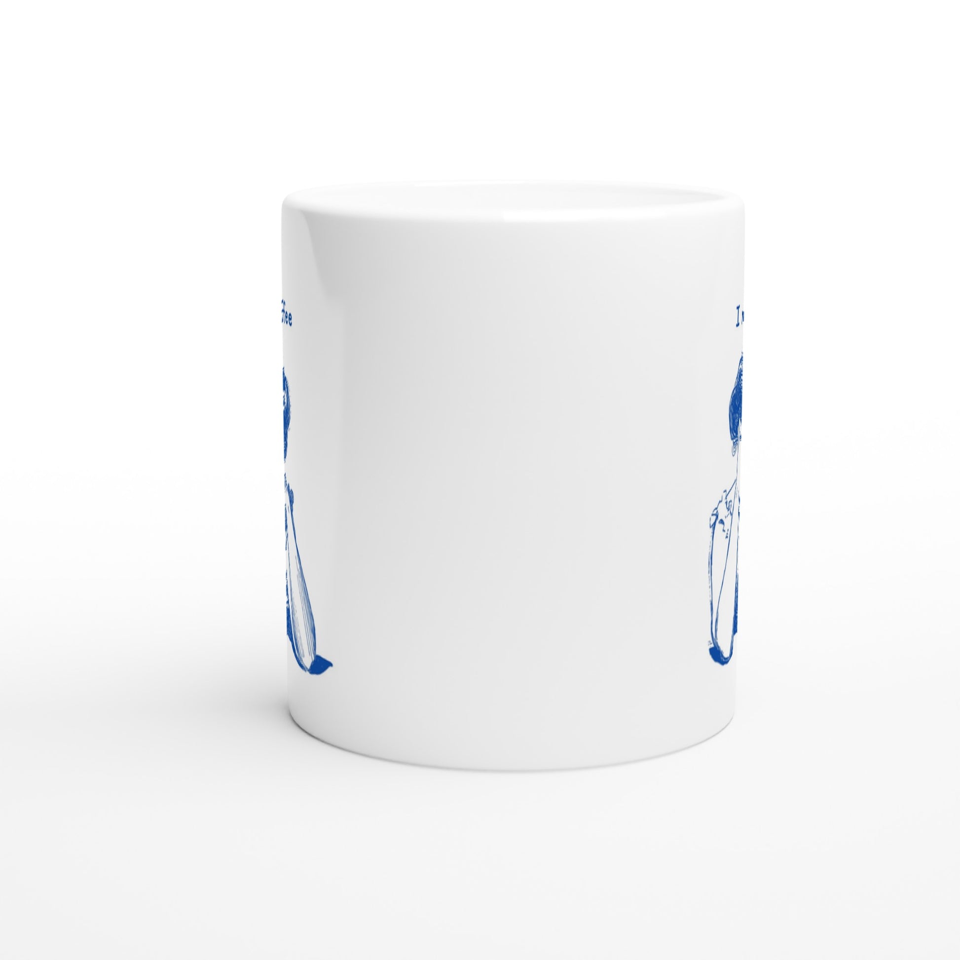 I Need Coffee Mug – Tired Woman Illustration – 11oz Ceramic, Microwave & Dishwasher Safe - Rampage Design Studio