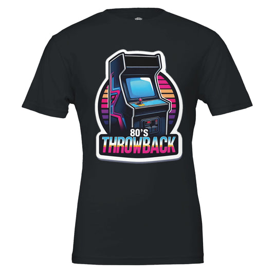 80s Throwback - Premium Unisex Crewneck T-shirt - Rampage Design Studio