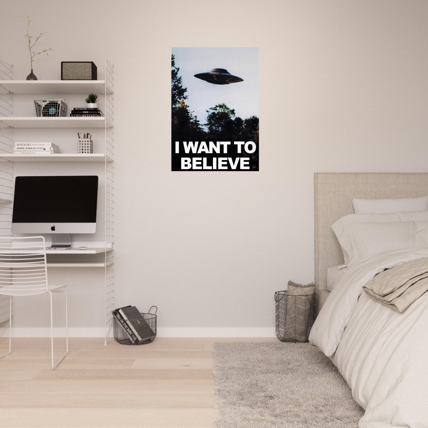 UFO “I Want To Believe” Style Poster - Rampage Design Studio