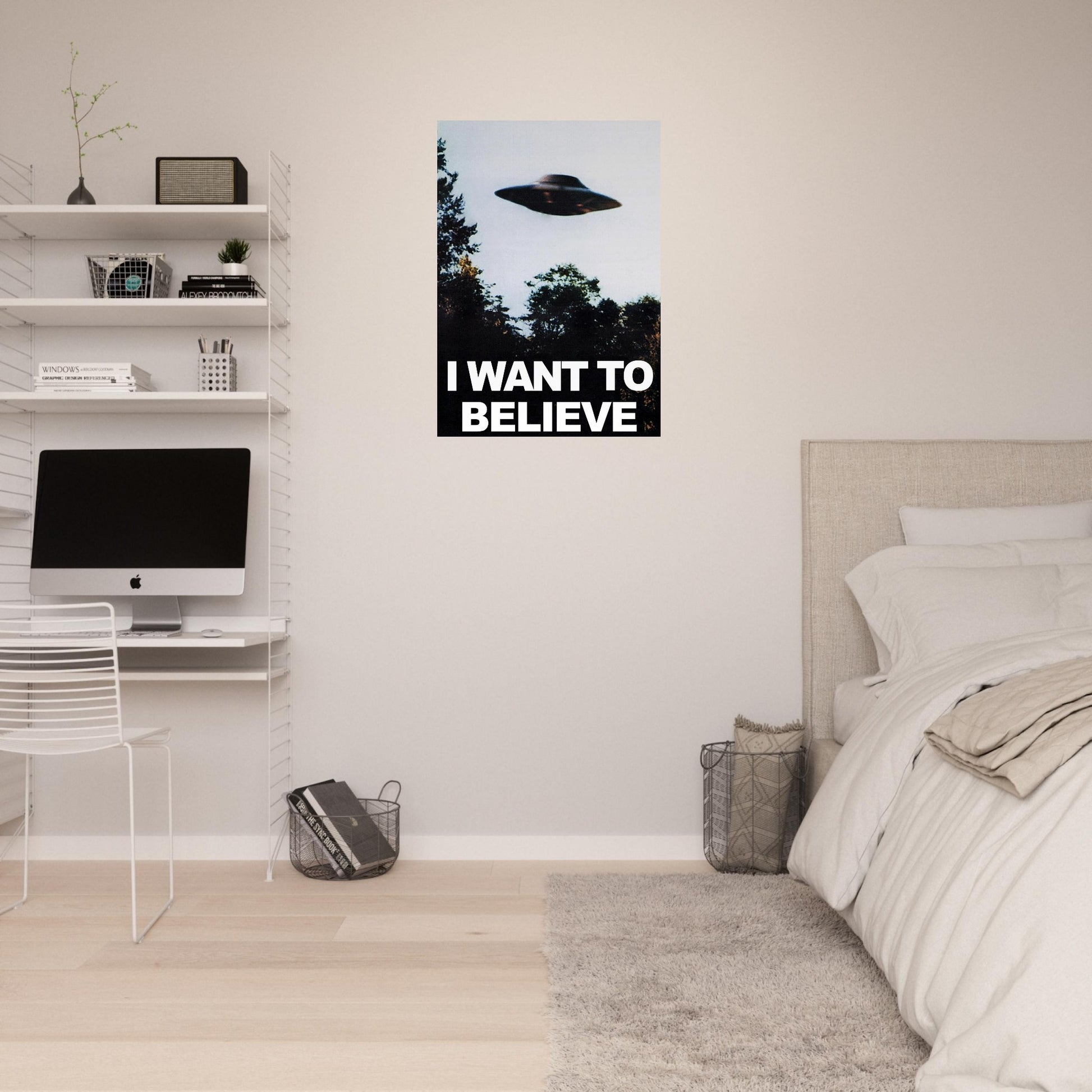 UFO “I Want To Believe” Style Poster - Rampage Design Studio
