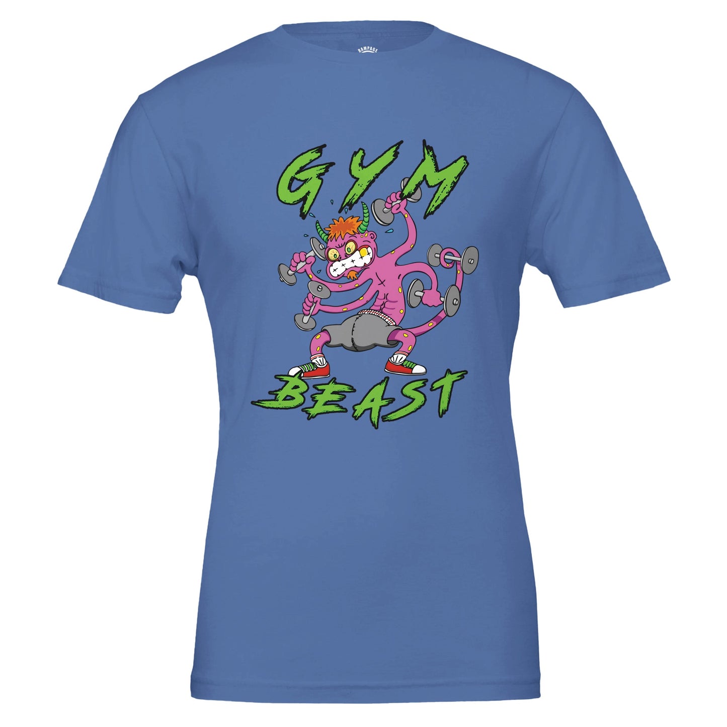 Gym Beast Premium Unisex Crewneck T-shirt - Rampage Design Studio