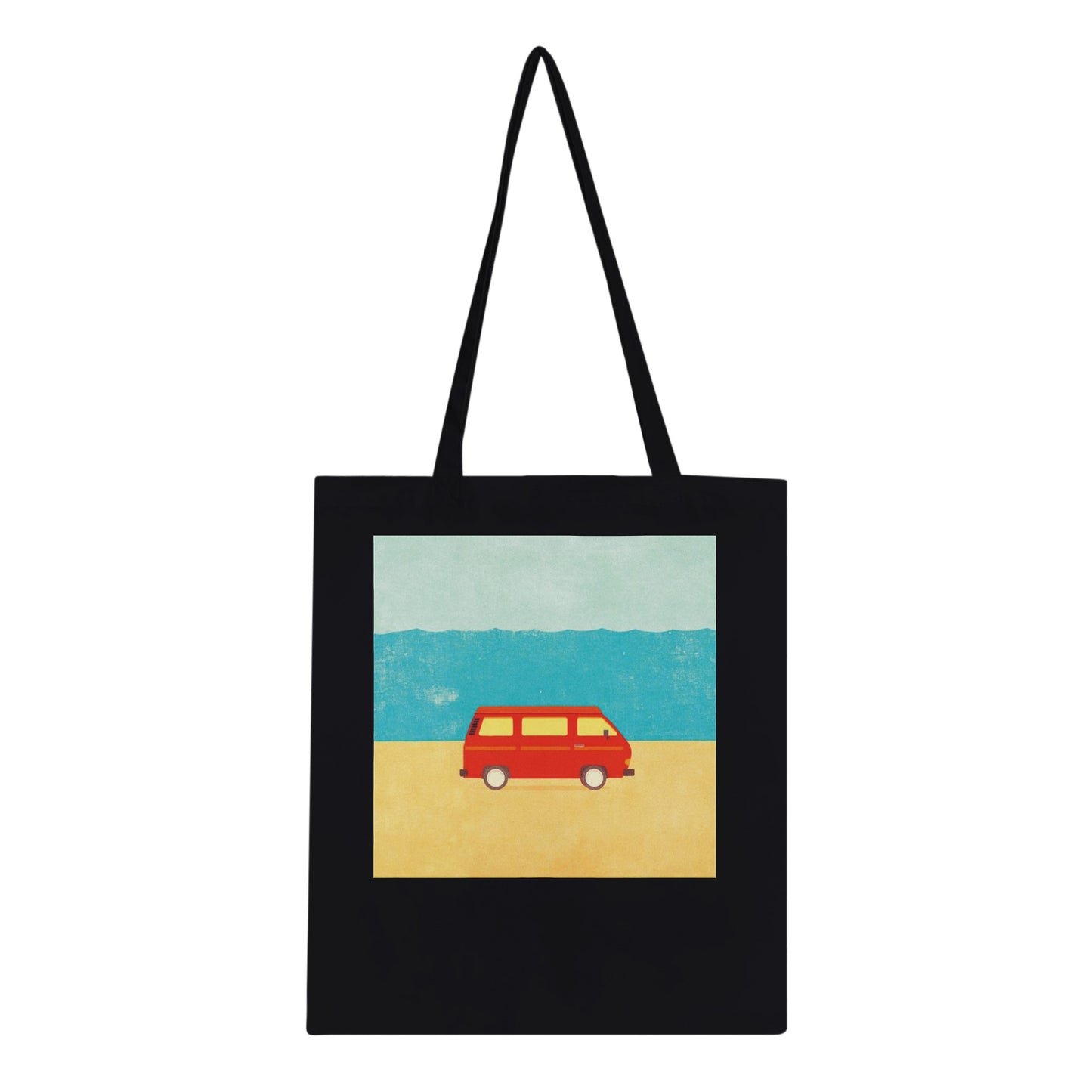 Beach Escape Tote Bag – Vintage VW Camper Design, Eco-Friendly Cotton,  Gift for Campervan lovers and Beach Goers - Rampage Design Studio