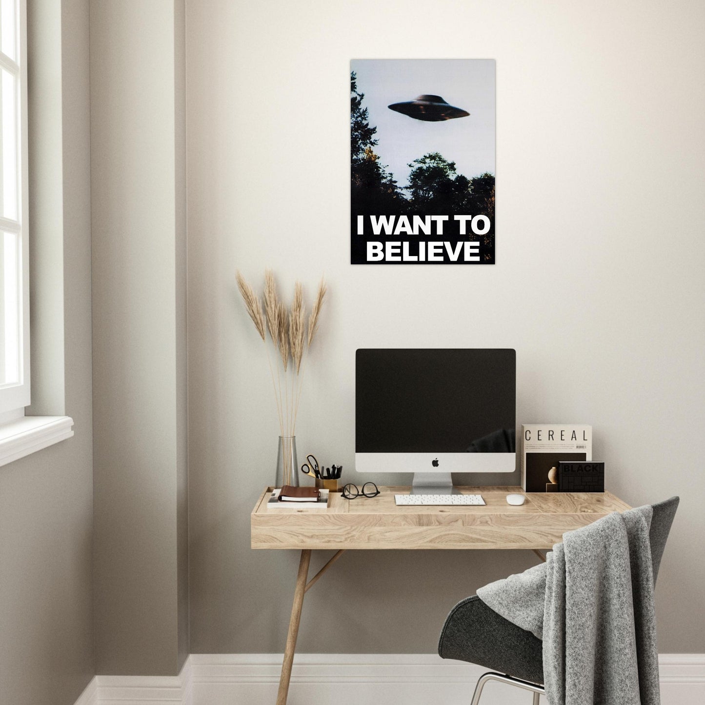 UFO “I Want To Believe” Style Poster - Rampage Design Studio