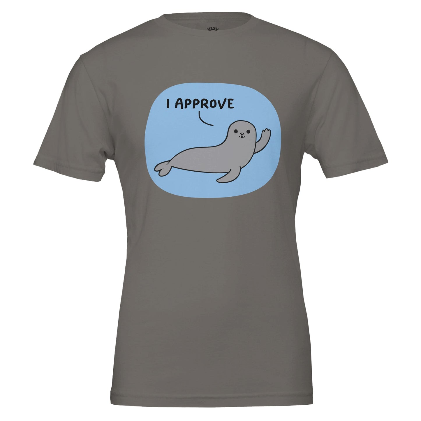I Approve Seal T-Shirt – Cute Seal of Approval Funny Graphic Tee - Rampage Design Studio
