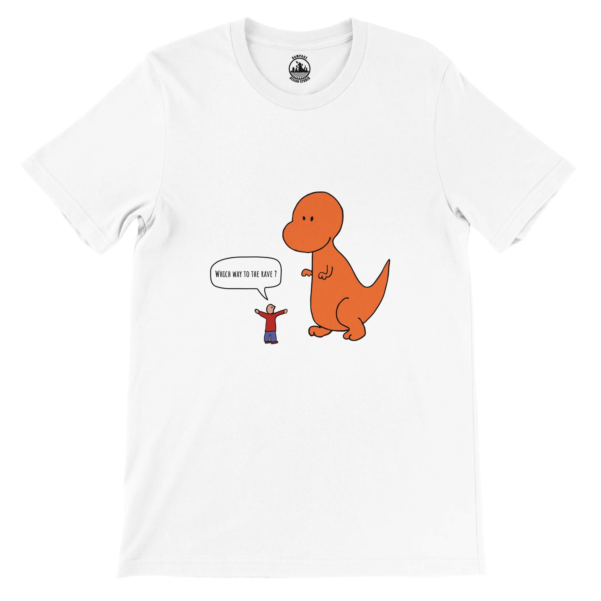 Which Way To The Rave? T-Shirt - Rampage Design Studio