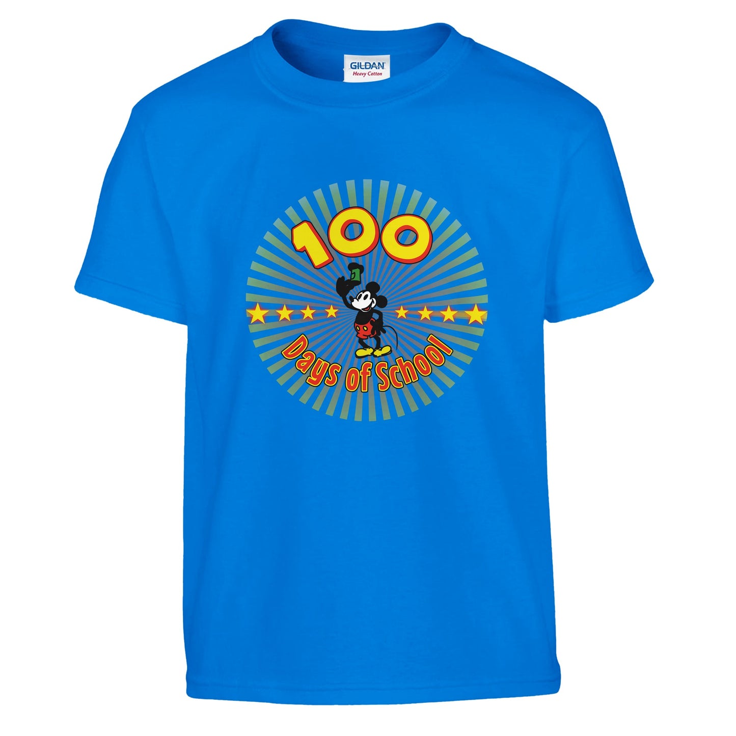 100 Days of School T-Shirt, Mickey Mouse Tee - Rampage Design Studio