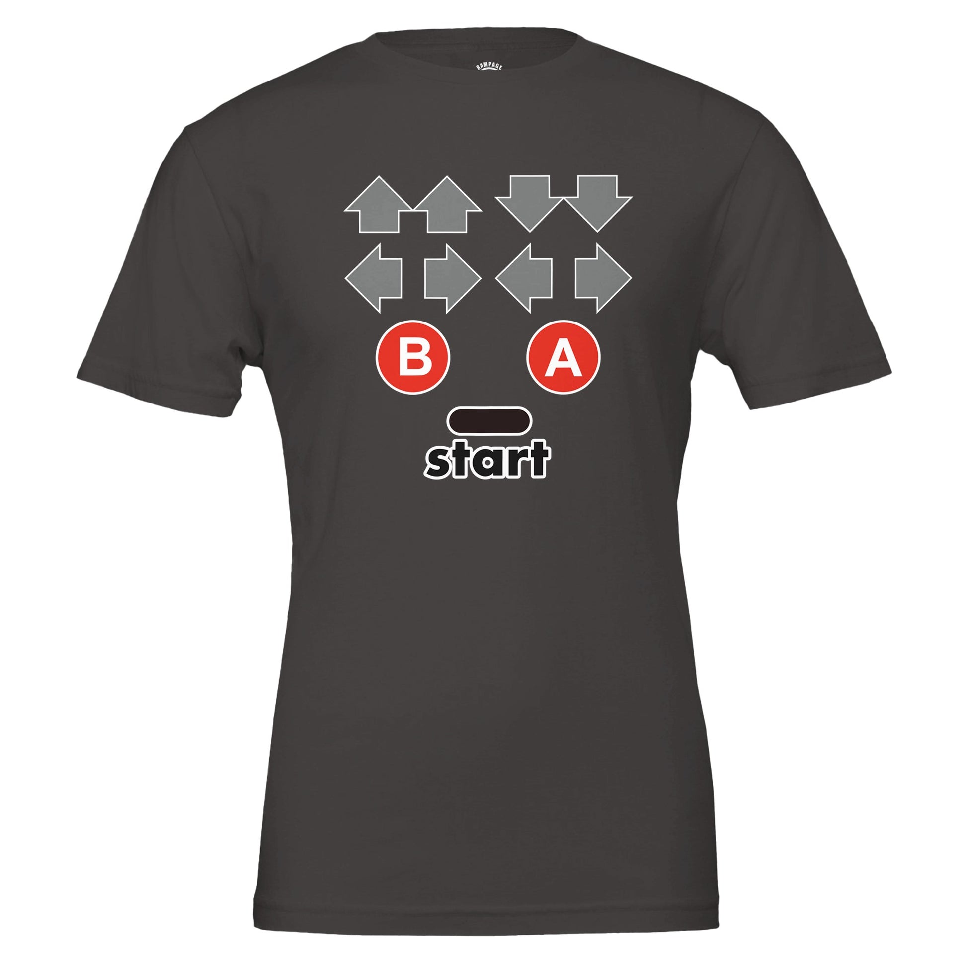 The Konami Code T-Shirt, Cheat Code Tee, Gaming T-Shirt, Gamers Shirt, Gaming Meme Tee, Gift for Geeks - Rampage Design Studio