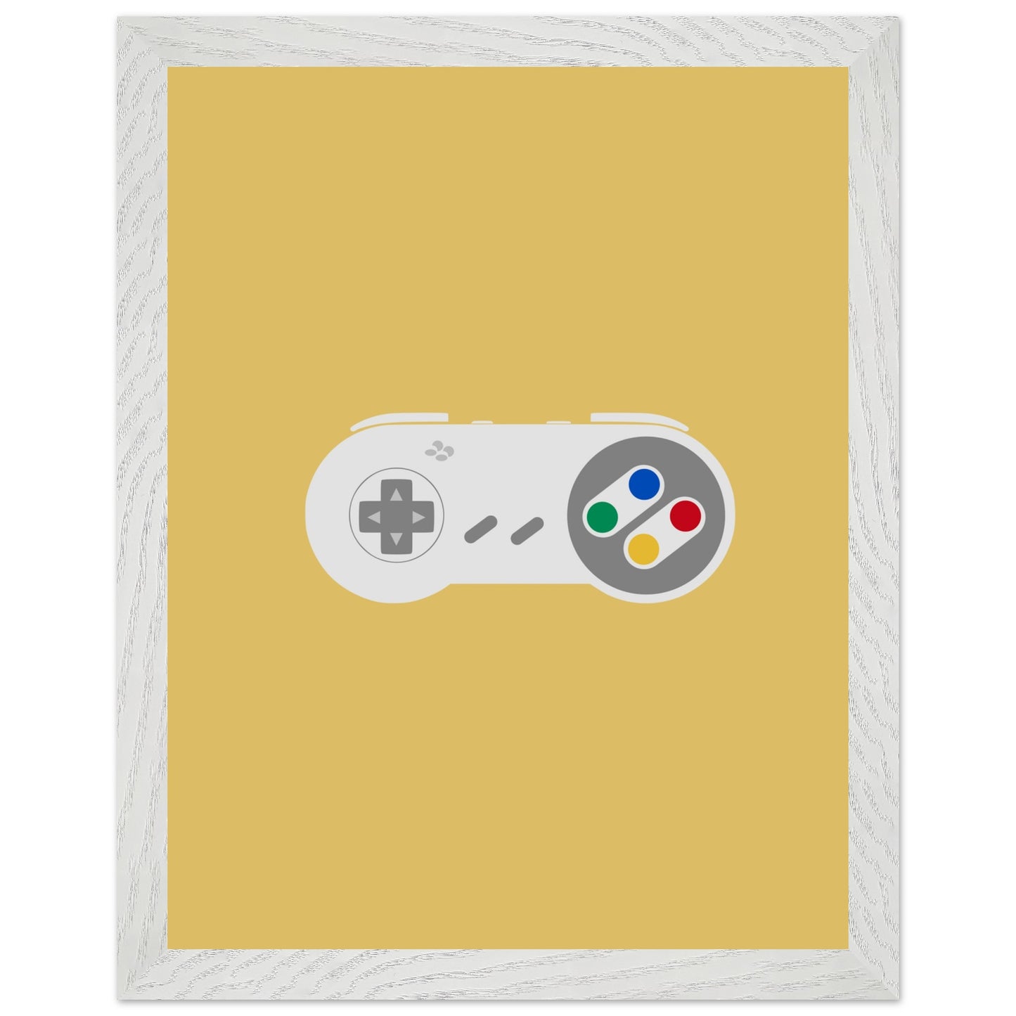 Nintendo SNES Wall Art, Game Controller Framed Poster, Gift for Gamers, Boys Room Decor, Teen Room Decor, Video Game Art, Video Game Print - Rampage Design Studio