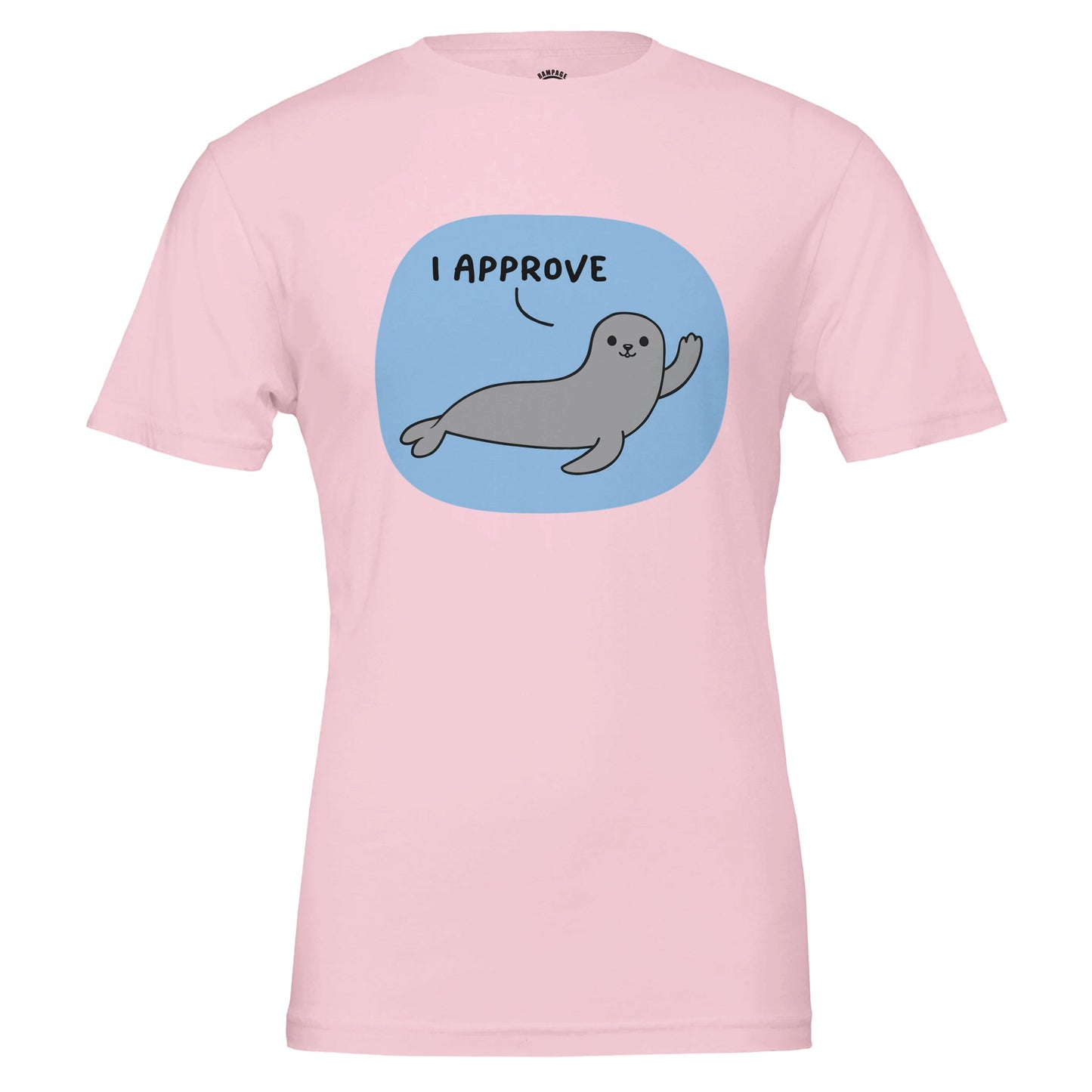 I Approve Seal T-Shirt – Cute Seal of Approval Funny Graphic Tee - Rampage Design Studio