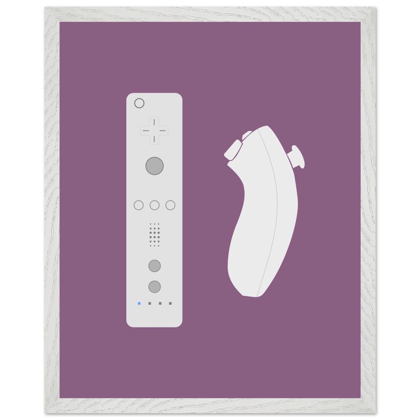 Nintendo Wii Wall Art, Game Controller Framed Poster, Gift for Gamers, Boys Room Decor, Teen Room Decor, Video Game Art, Video Game Print - Rampage Design Studio