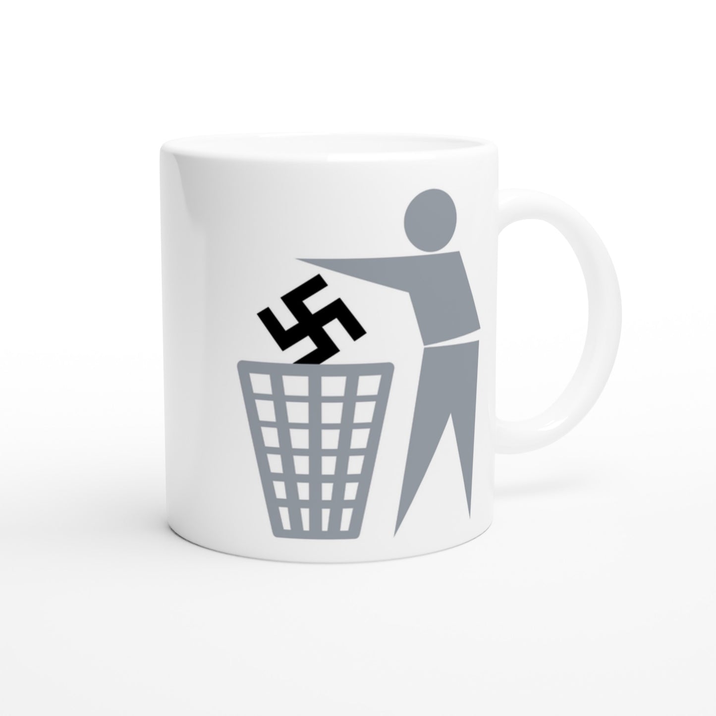Anti Racism 11oz Mug Anti Hate Mug Political Message - Rampage Design Studio