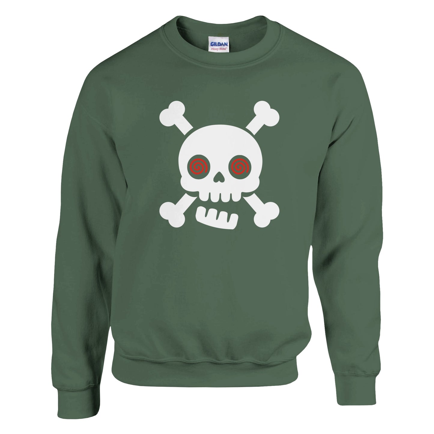 Hypnotic Skull Graphic Sweatshirt - Rampage Design Studio