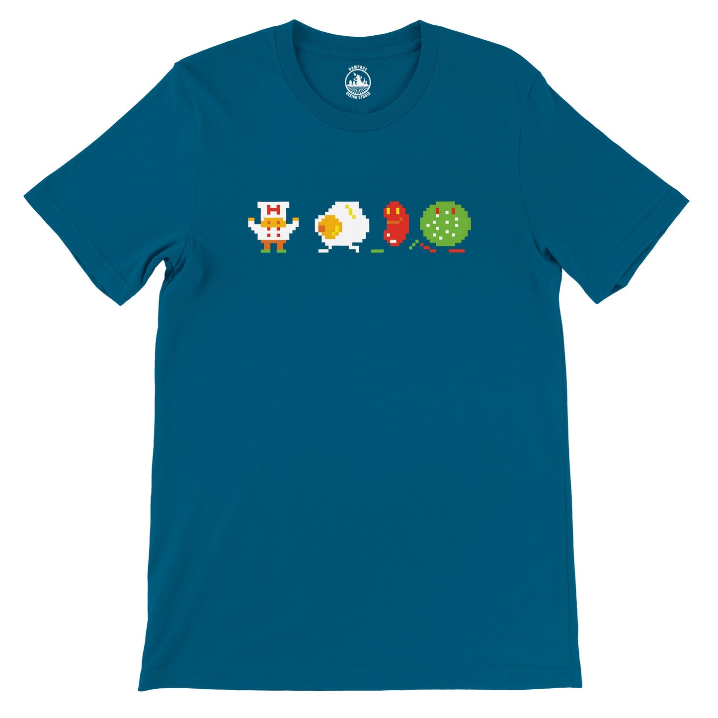 Burger Time Premium Unisex Crewneck T-shirt | Fun Chef Graphic Tee - Rampage Design Studio