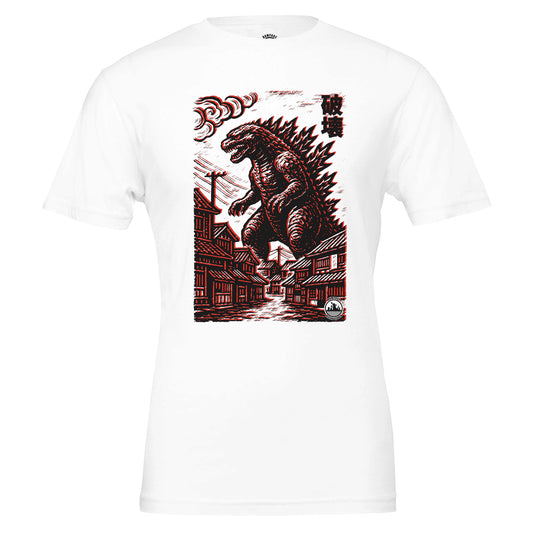 "Kaiju Destruction" - Japanese Monster T-Shirt - Rampage Design Studio