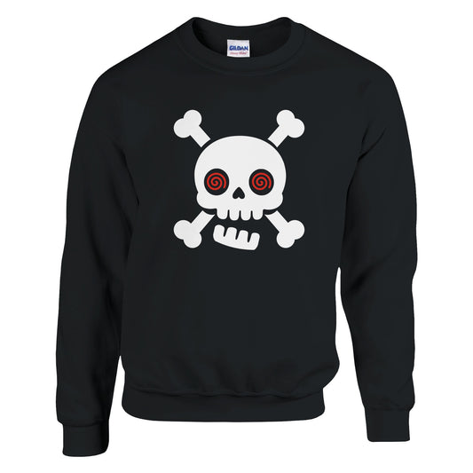 Hypnotic Skull Graphic Sweatshirt - Rampage Design Studio