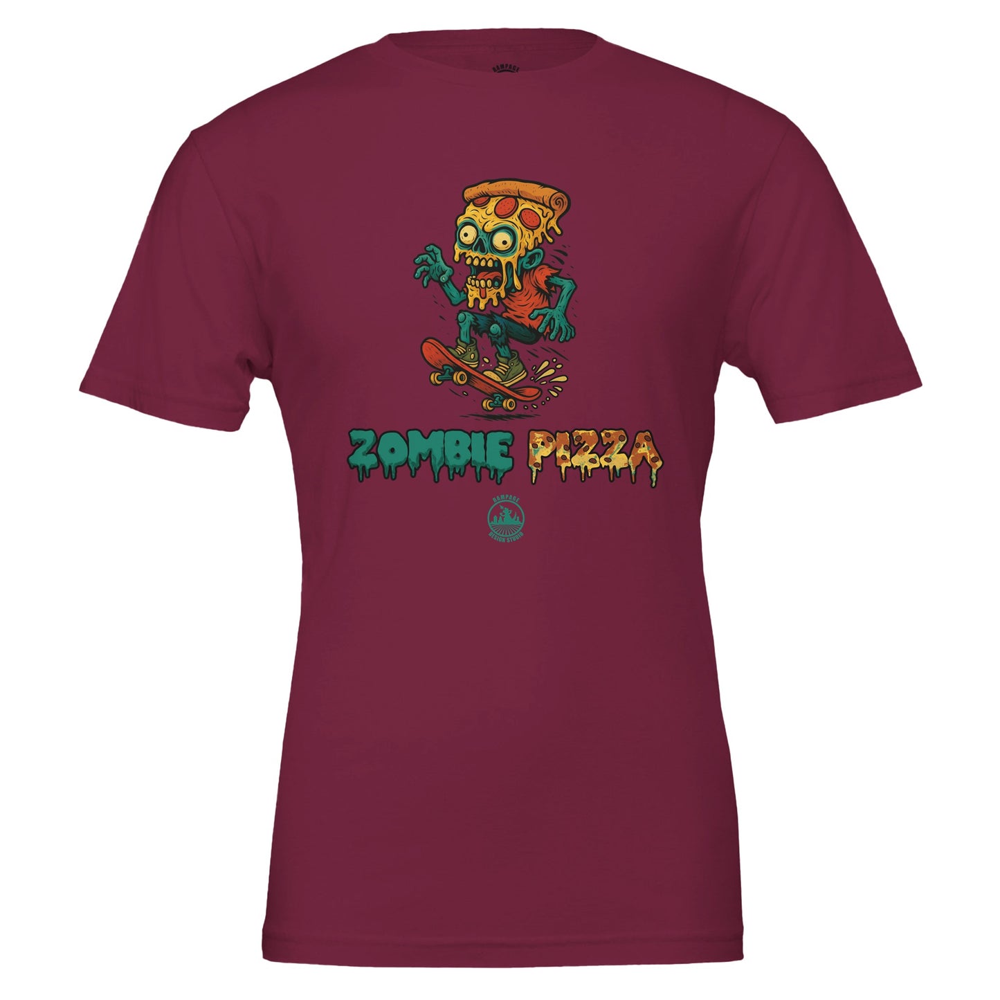 Zombie Pizza T-Shirt - Rampage Design Studio