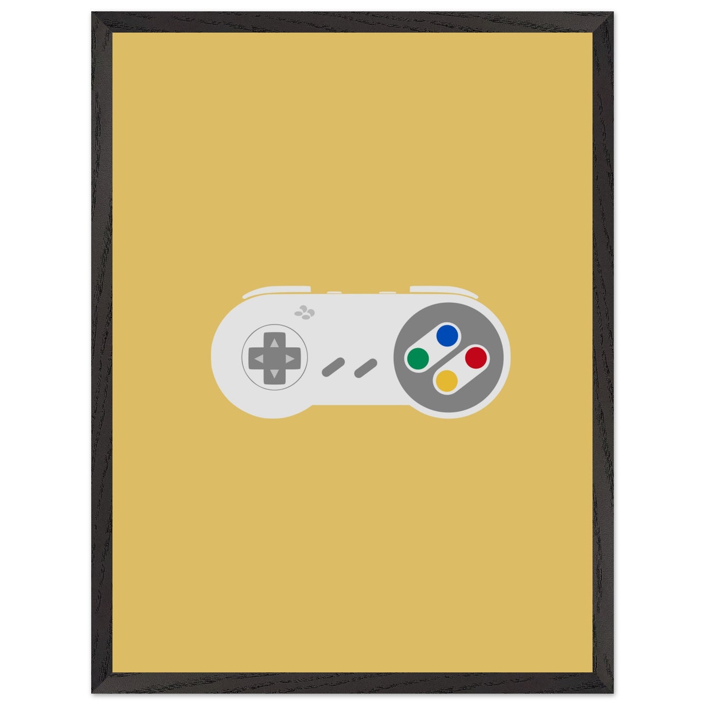 Nintendo SNES Wall Art, Game Controller Framed Poster, Gift for Gamers, Boys Room Decor, Teen Room Decor, Video Game Art, Video Game Print - Rampage Design Studio