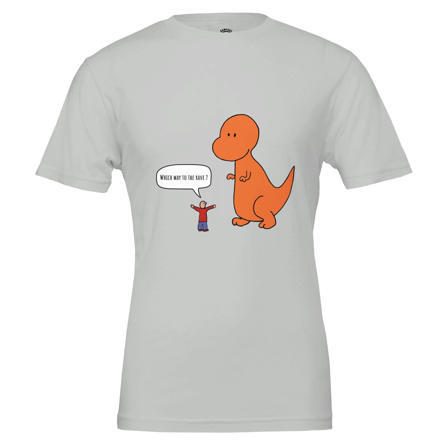 Which Way To The Rave? T-Shirt - Rampage Design Studio