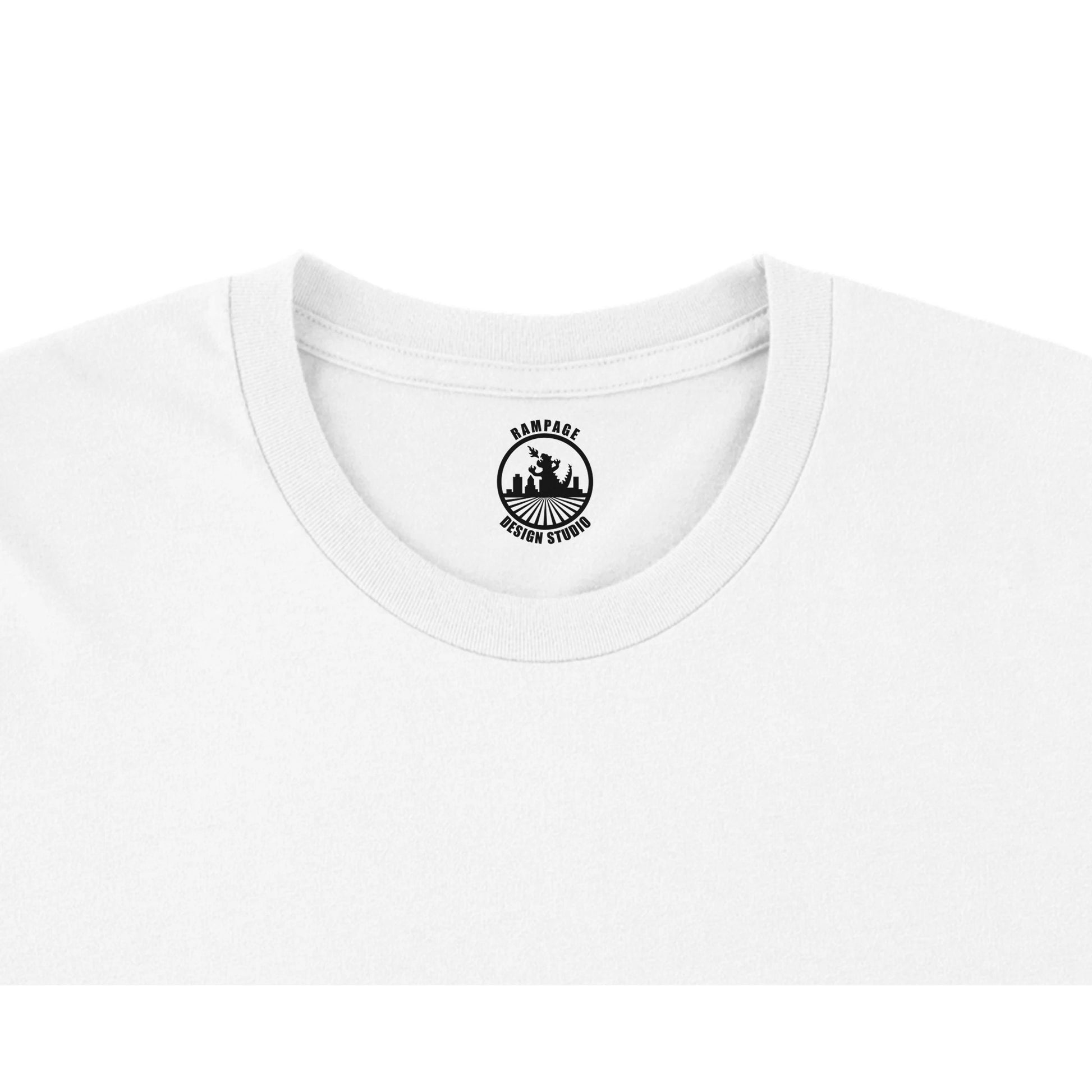 Revolution T-Shirt – Be the Change - Graffiti Style Design with LOVE in Red Letters - Rampage Design Studio