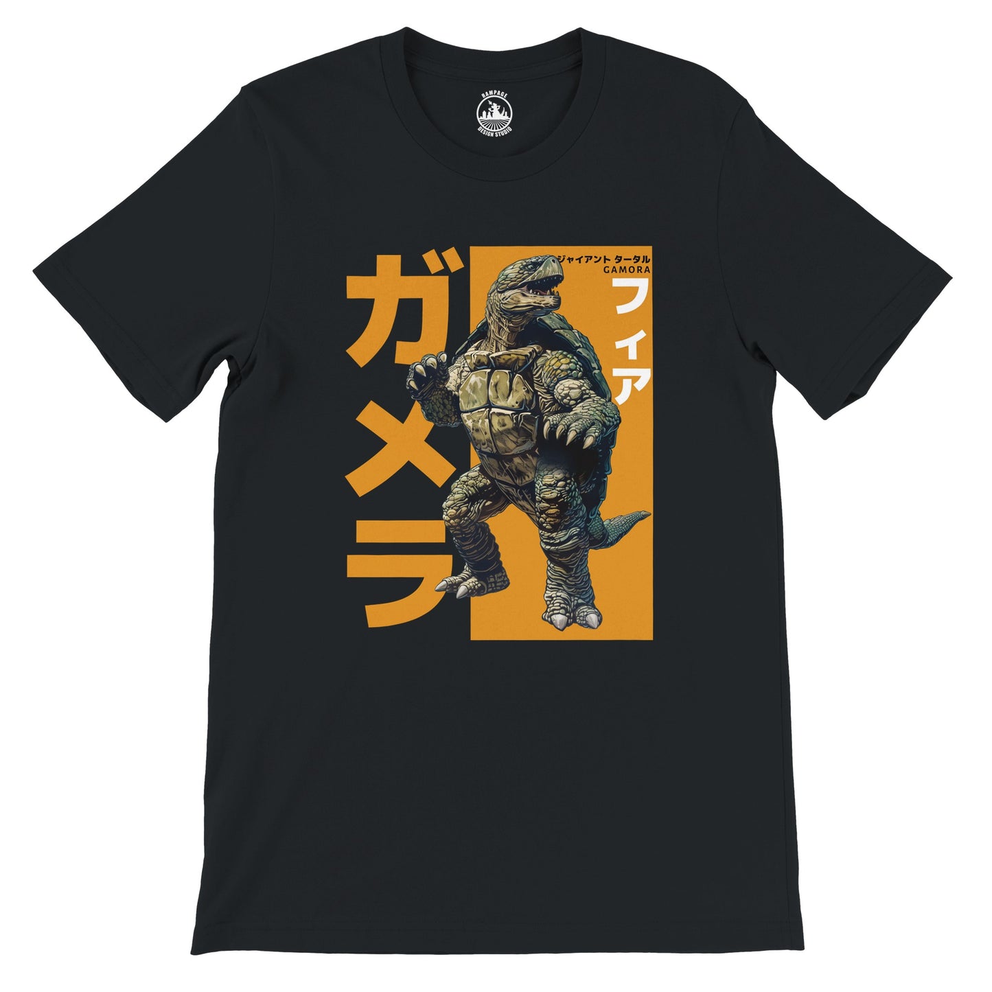 GAMORA T-Shirt, Retro Kaiju Inspired Design, Bold Japanese Design Tee, 100% Soft Cotton, Unisex Fit - Rampage Design Studio