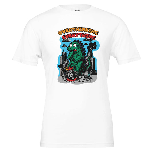 Overthinking Everything Funny Monster T-Shirt - Rampage Design Studio