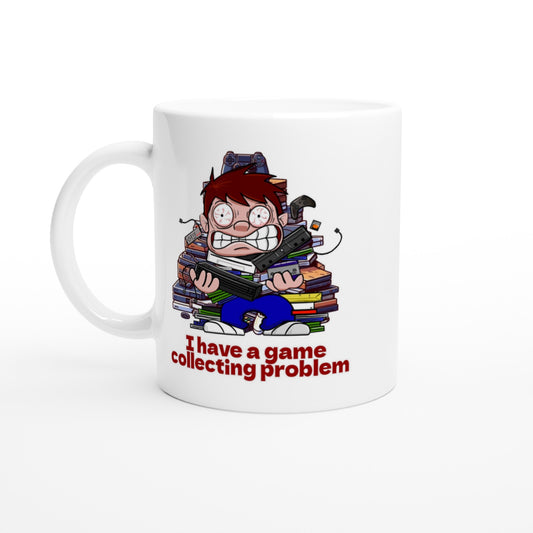 Funny Gamer Mug – 11oz Ceramic Coffee Cup for Game Collectors - Rampage Design Studio