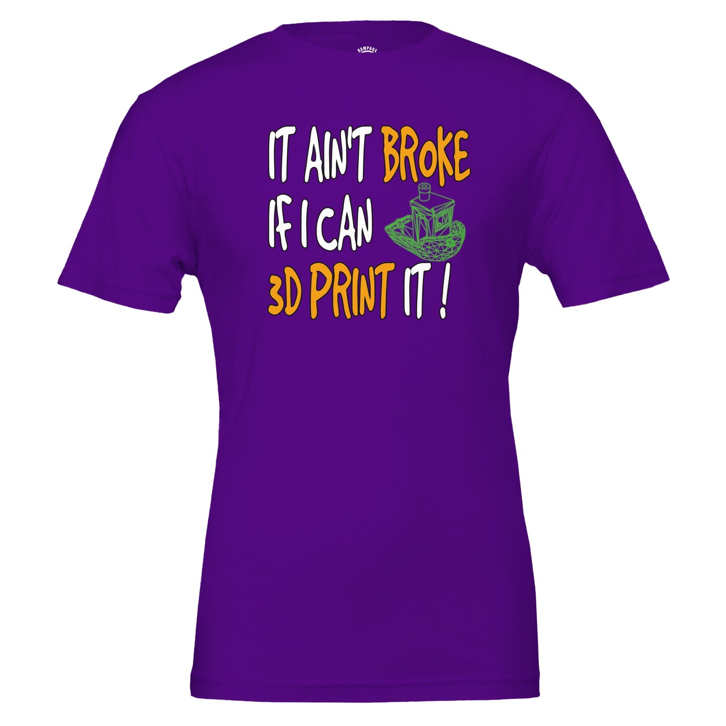 Funny 3D Printing T-Shirt - Rampage Design Studio