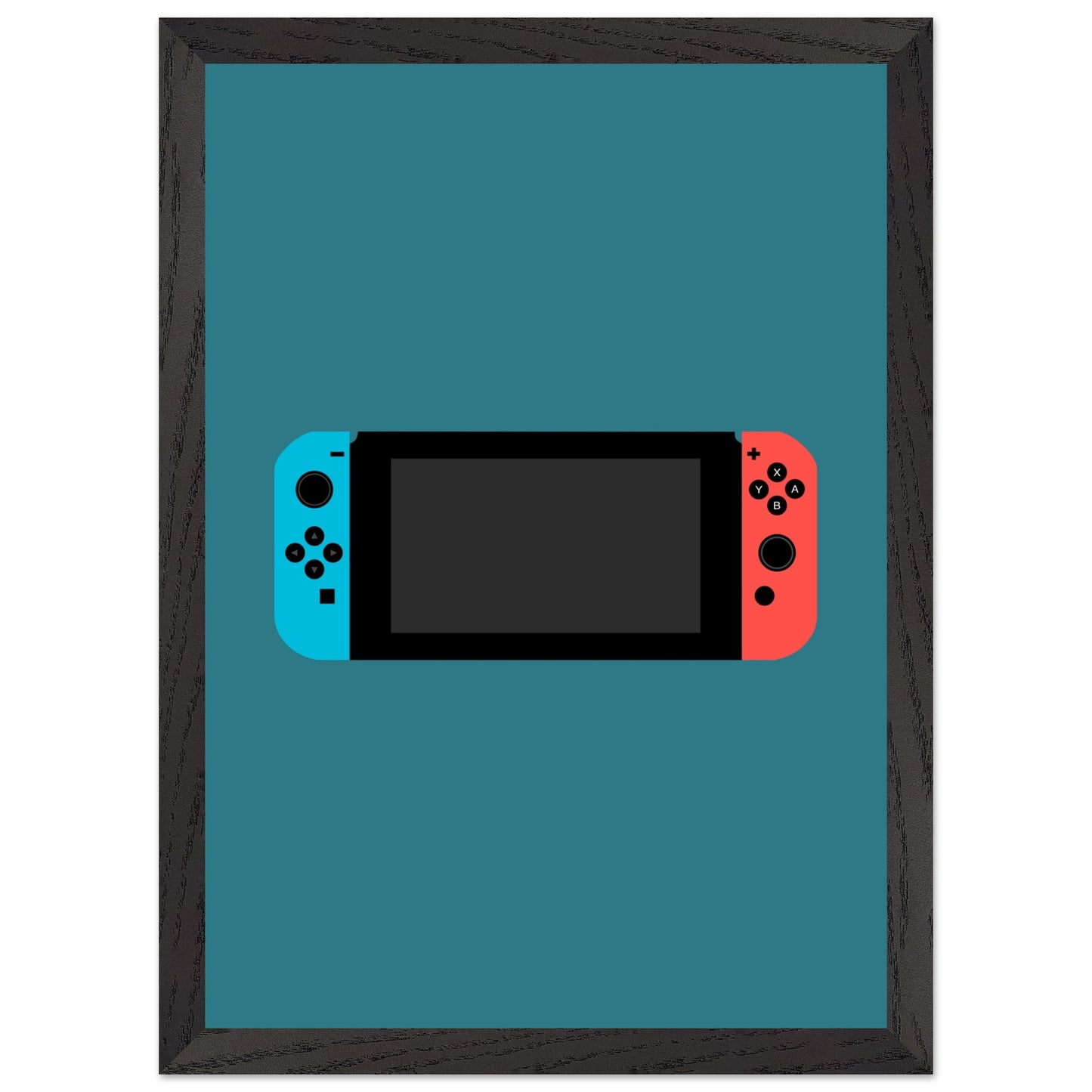 Nintendo Switch Wall Art, Game Console Framed Poster, Gift for Gamers, Boys Room Decor, Teen Room Decor, Video Game Art, Video Game Print - Rampage Design Studio