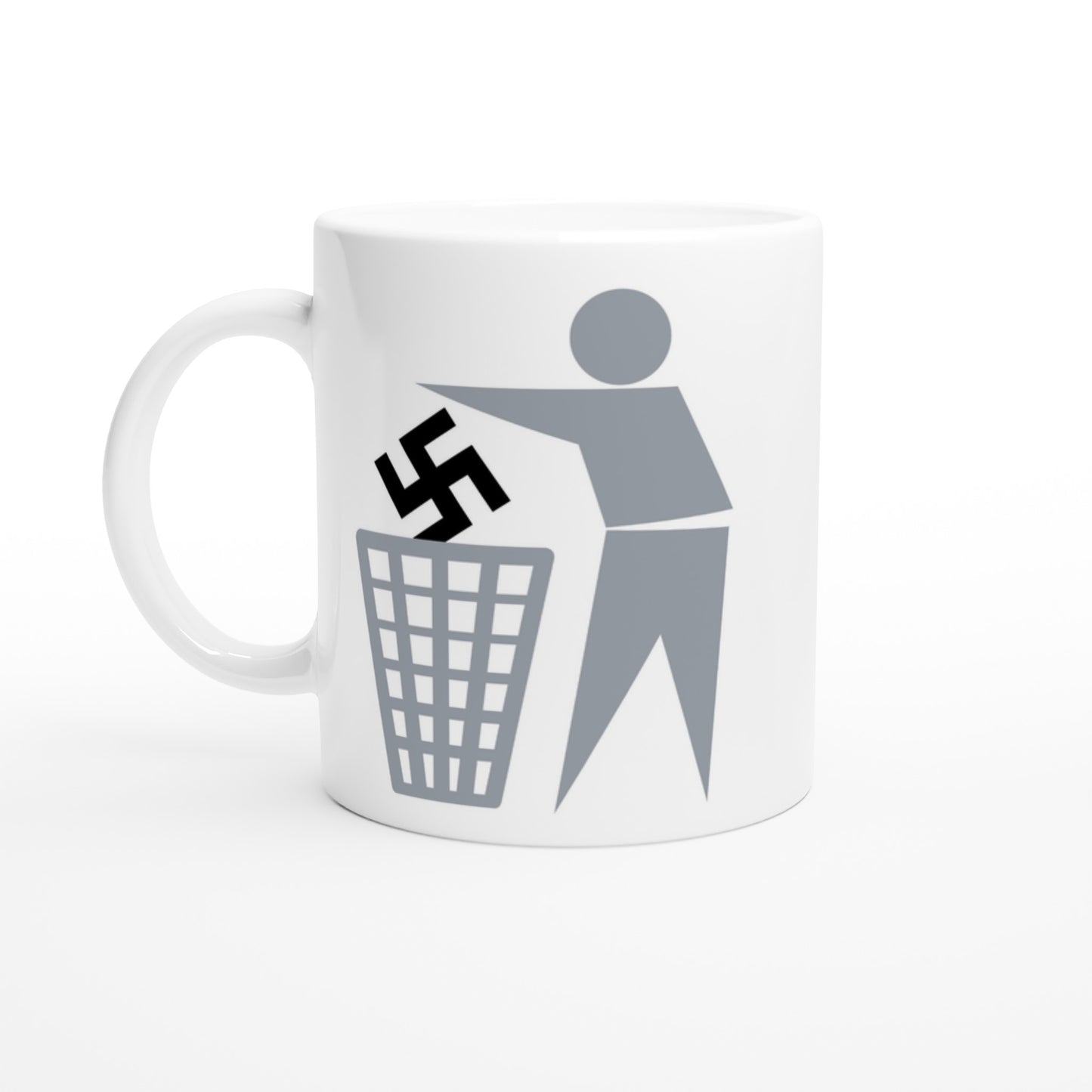 Anti Racism 11oz Mug Anti Hate Mug Political Message - Rampage Design Studio
