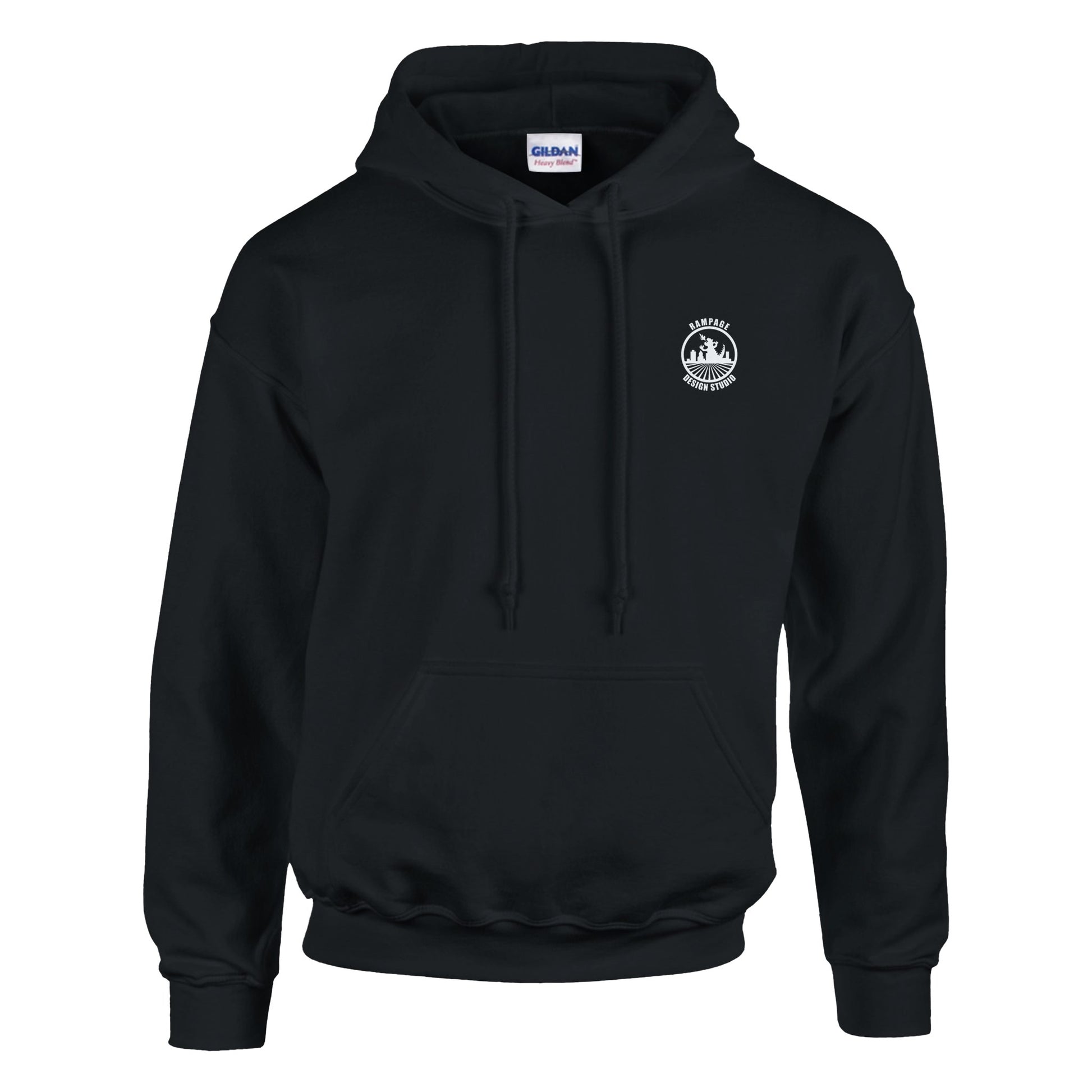 Skeleton Skater Hoodie - Shred Ain’t Dead Skateboard Hoodie  - Punk Rock Streetwear - Skull Skateboard Hoodie – Alt Fashion Gift - Rampage Design Studio