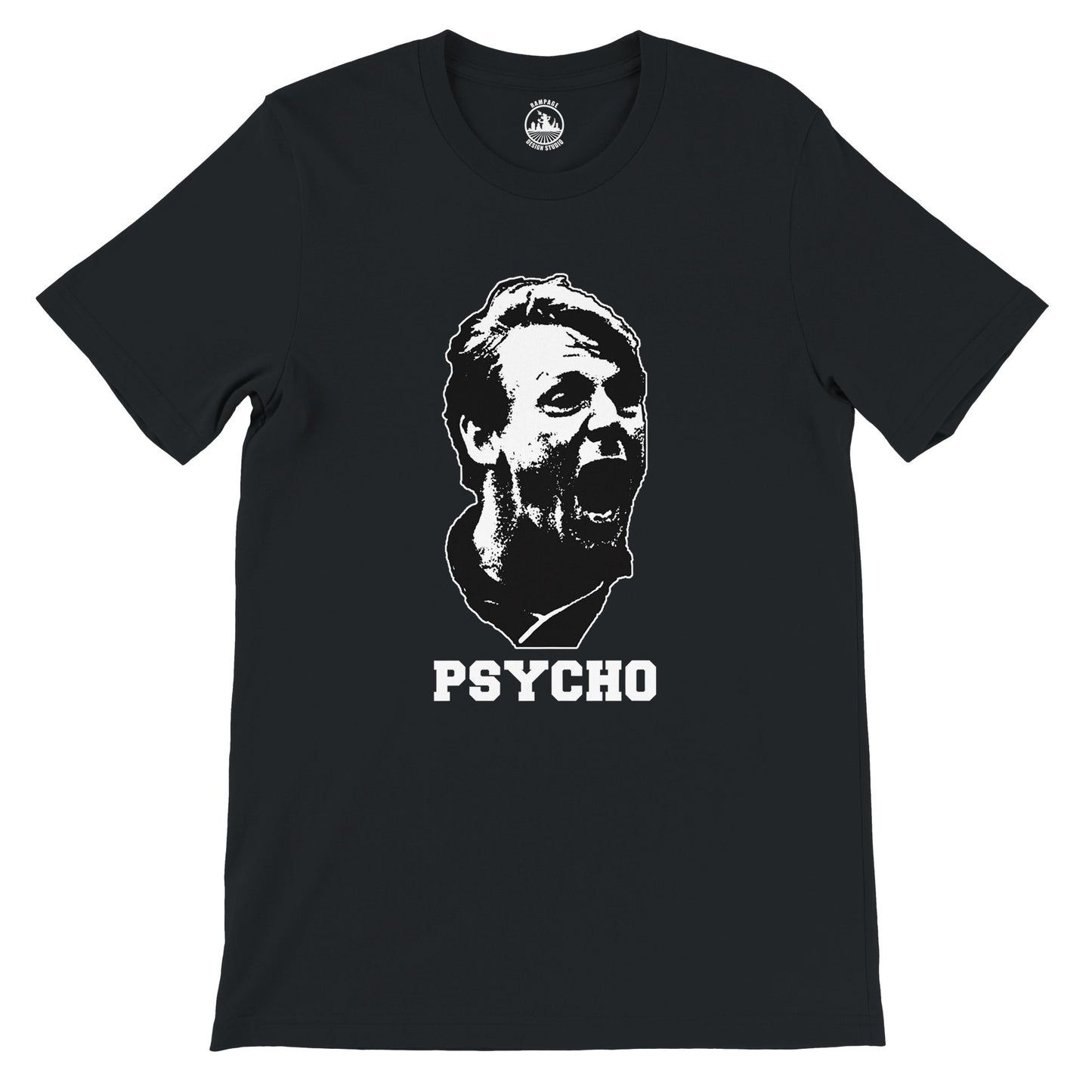 "Psycho" Stuart Pearce - Premium Unisex Crewneck T-shirt - Rampage Design Studio