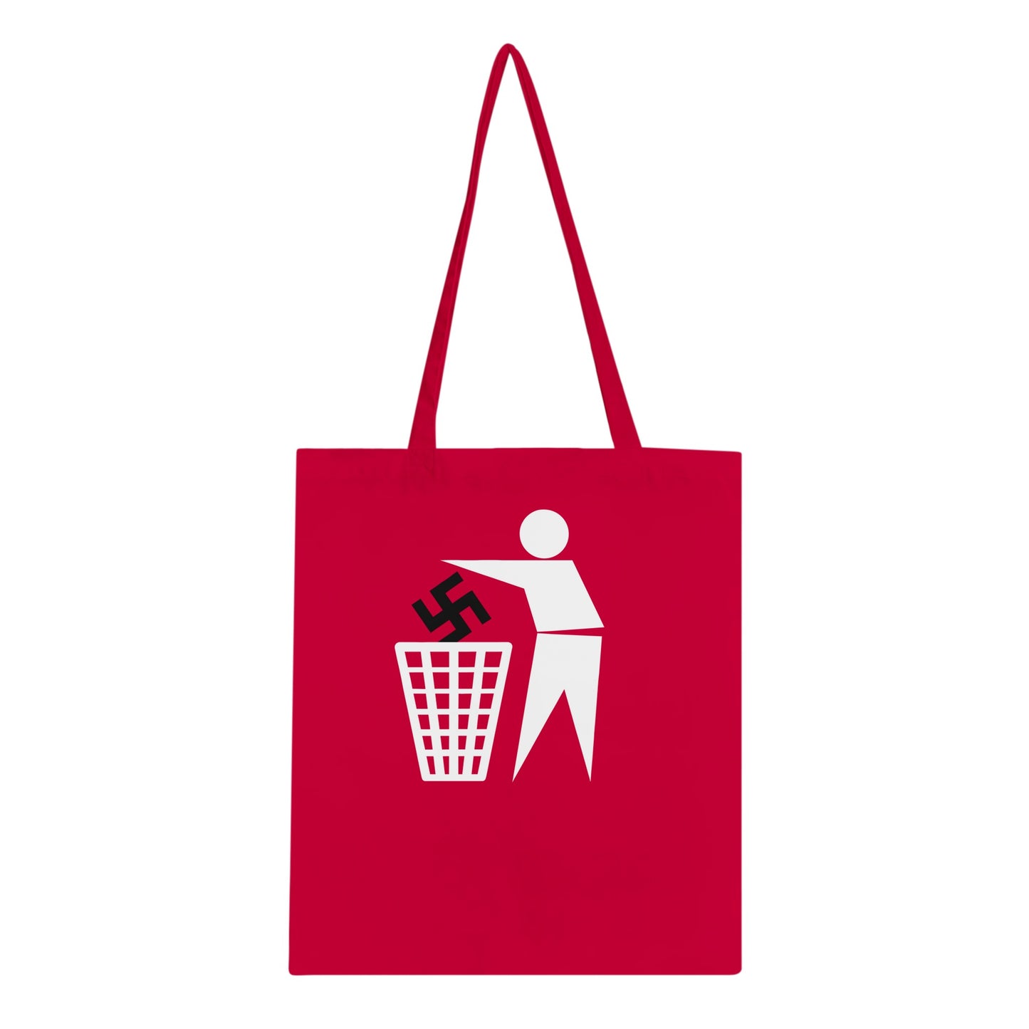 Anti-Hate Tote Bag | Anti-Racism Symbolic Art | Say No to Hate - Rampage Design Studio