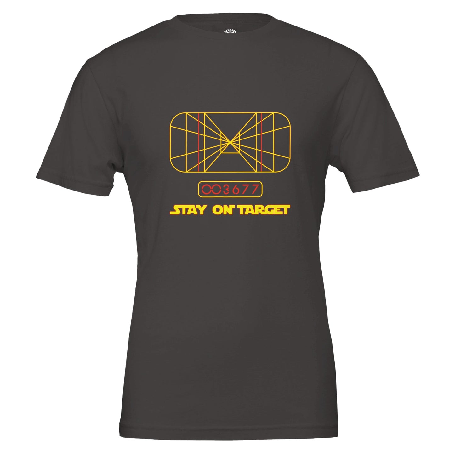 X-Wing Targeting Computer Premium Unisex Crewneck T-shirt - Rampage Design Studio