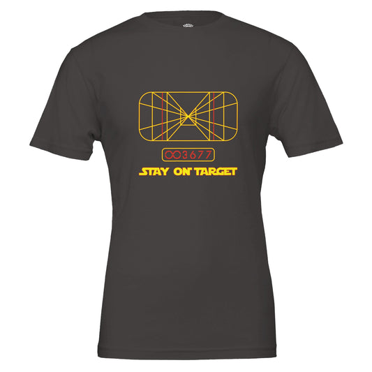 X-Wing Targeting Computer Premium Unisex Crewneck T-shirt - Rampage Design Studio