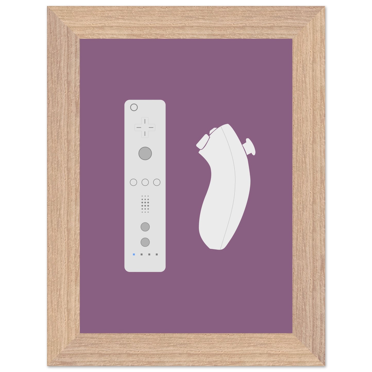 Nintendo Wii Wall Art, Game Controller Framed Poster, Gift for Gamers, Boys Room Decor, Teen Room Decor, Video Game Art, Video Game Print - Rampage Design Studio
