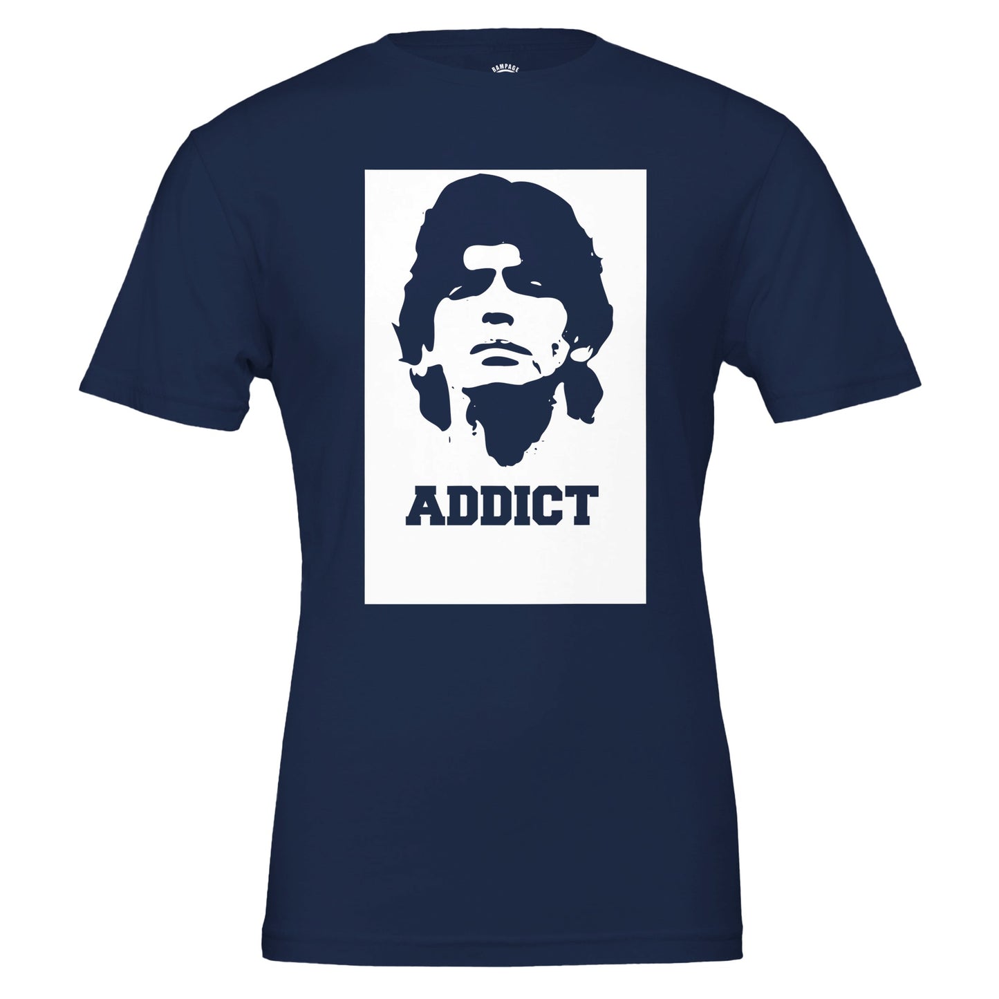 ADDICT - Diego Maradona Premium Unisex Crewneck T-shirt - Rampage Design Studio
