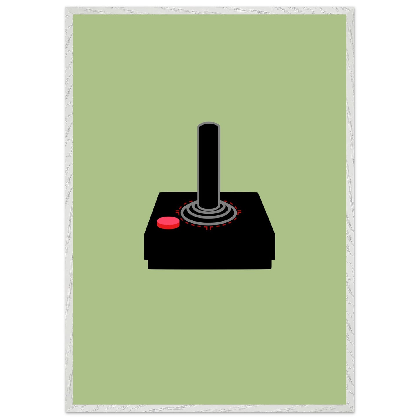 Atari Controller Wall Art, Game Controller Framed Poster, Gift for Gamers, Boys Room Decor, Teen Room Decor, Video Game Art, Video Game Print - Rampage Design Studio