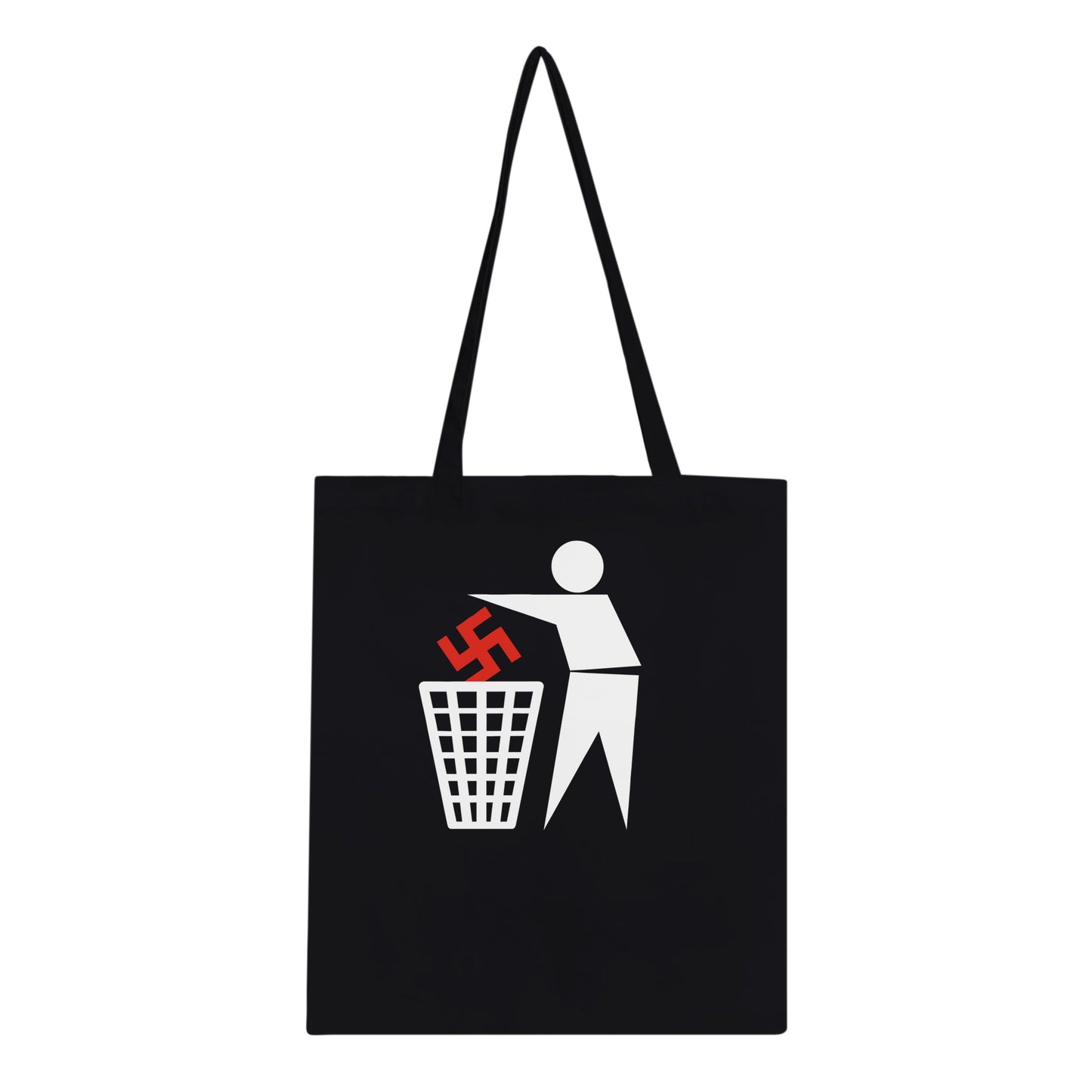 Anti-Hate Tote Bag | Anti-Racism Symbolic Art | Say No to Hate - Rampage Design Studio