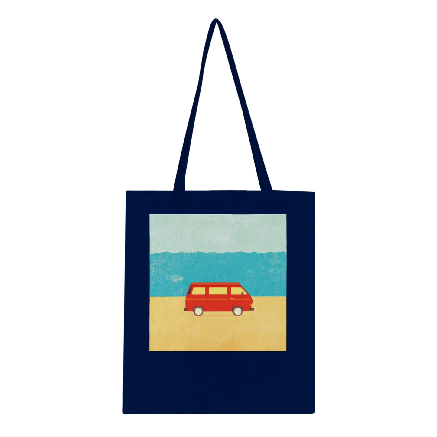 Beach Escape Tote Bag – Vintage VW Camper Design, Eco-Friendly Cotton,  Gift for Campervan lovers and Beach Goers - Rampage Design Studio