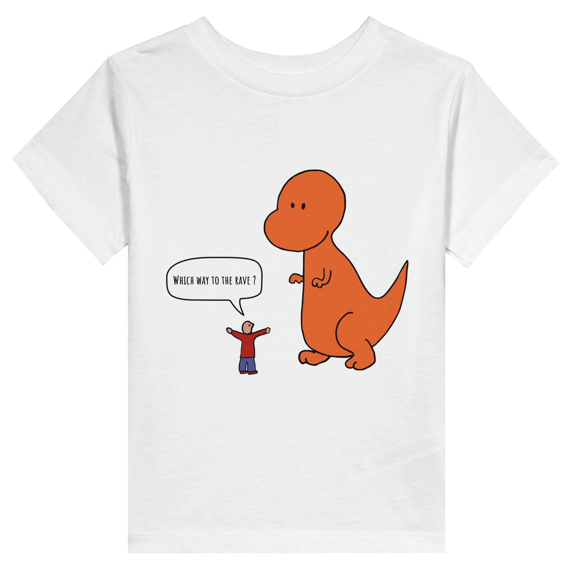 Which Way To The Rave - Toddler Staple T-Shirt - Rampage Design Studio