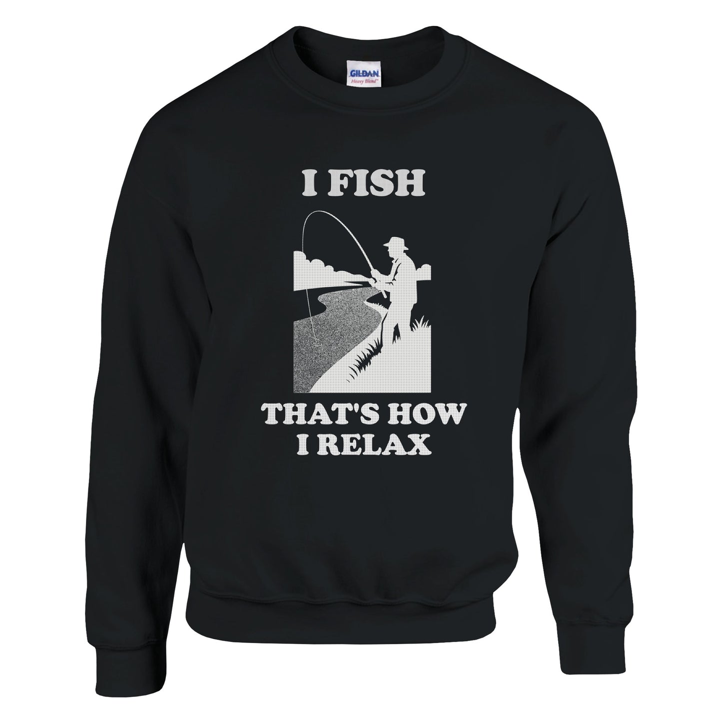 I Fish That’s How I Relax Sweatshirt | Funny Fisherman Gift | Angler Fishing Shirt | Outdoors Shirt | Rampage Design Studio - Rampage Design Studio