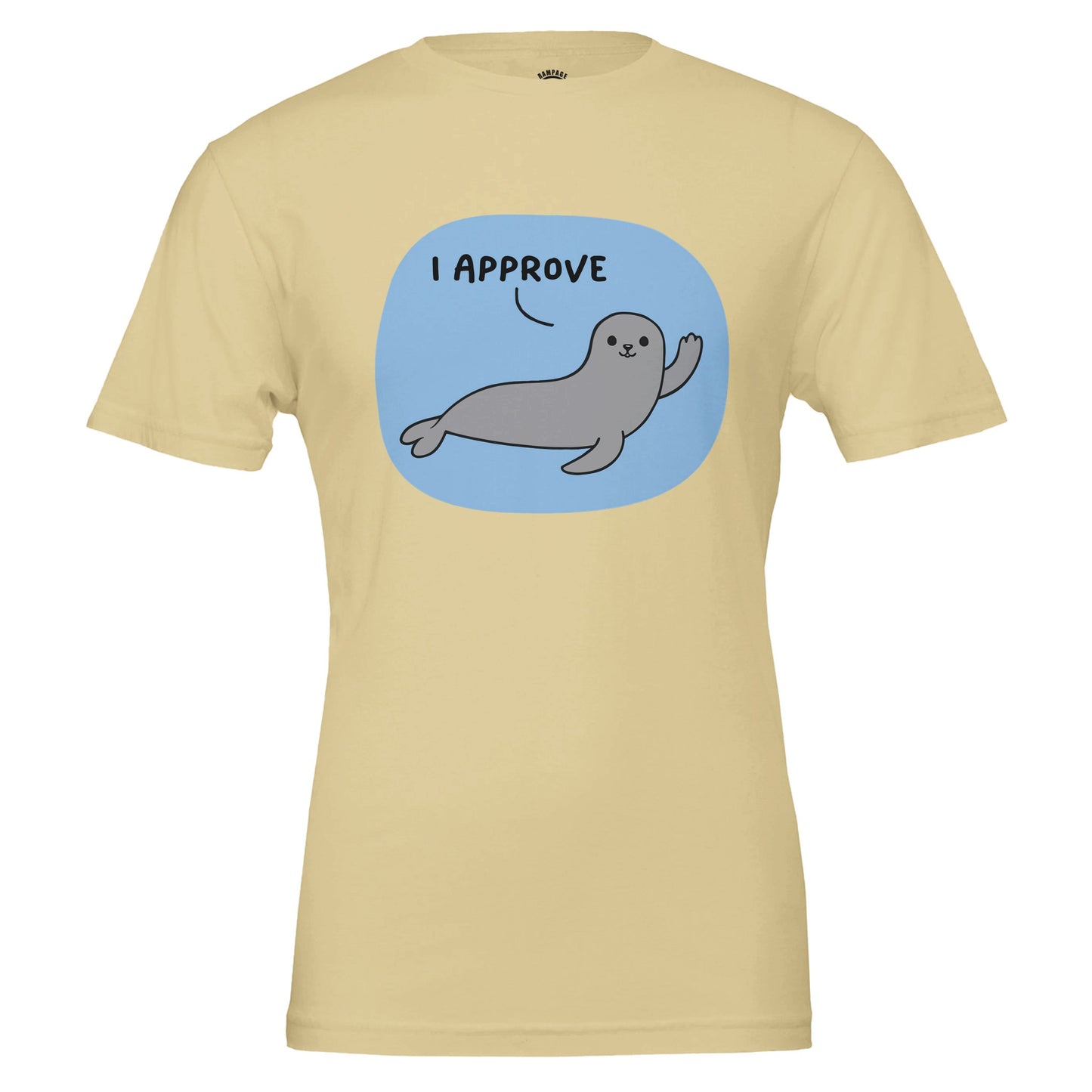I Approve Seal T-Shirt – Cute Seal of Approval Funny Graphic Tee - Rampage Design Studio