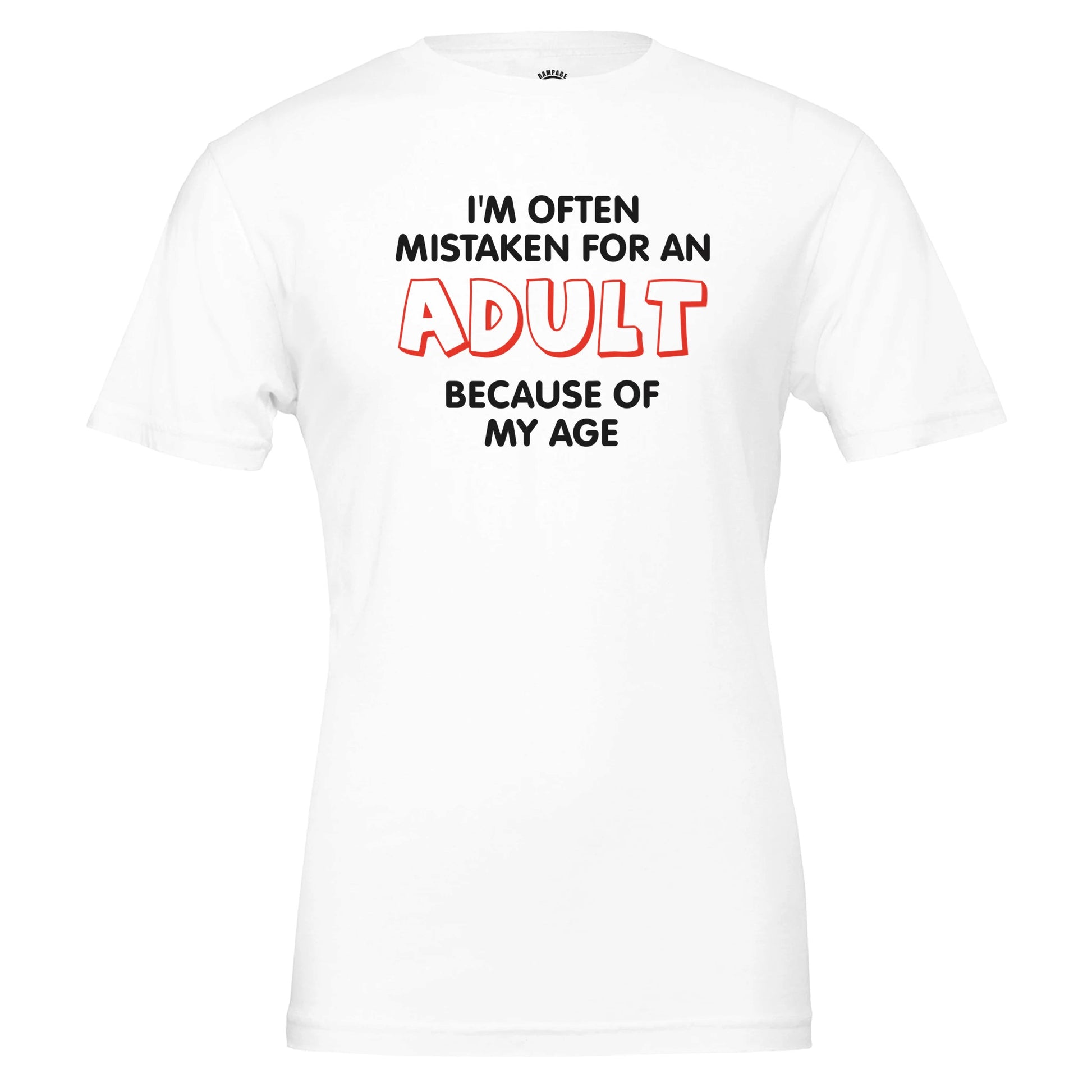 Funny Adulting T-Shirt – Relatable Humor Tee for “Barely Adulting” Humans - Rampage Design Studio