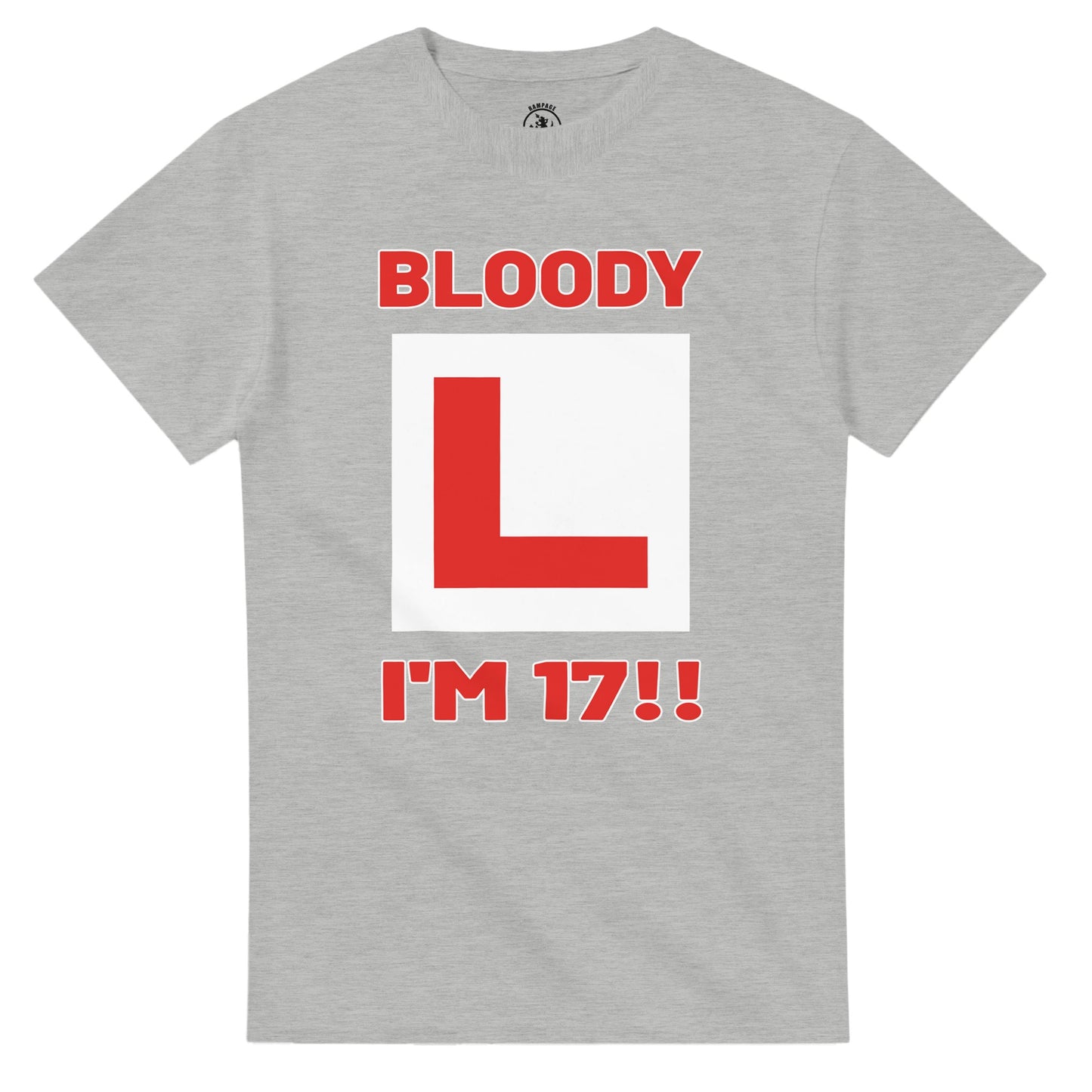 Funny 17th Birthday T-Shirt - Bloody L I'm 17 Tee - Rampage Design Studio