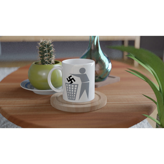 Anti Racism 11oz Mug Anti Hate Mug Political Message - Rampage Design Studio