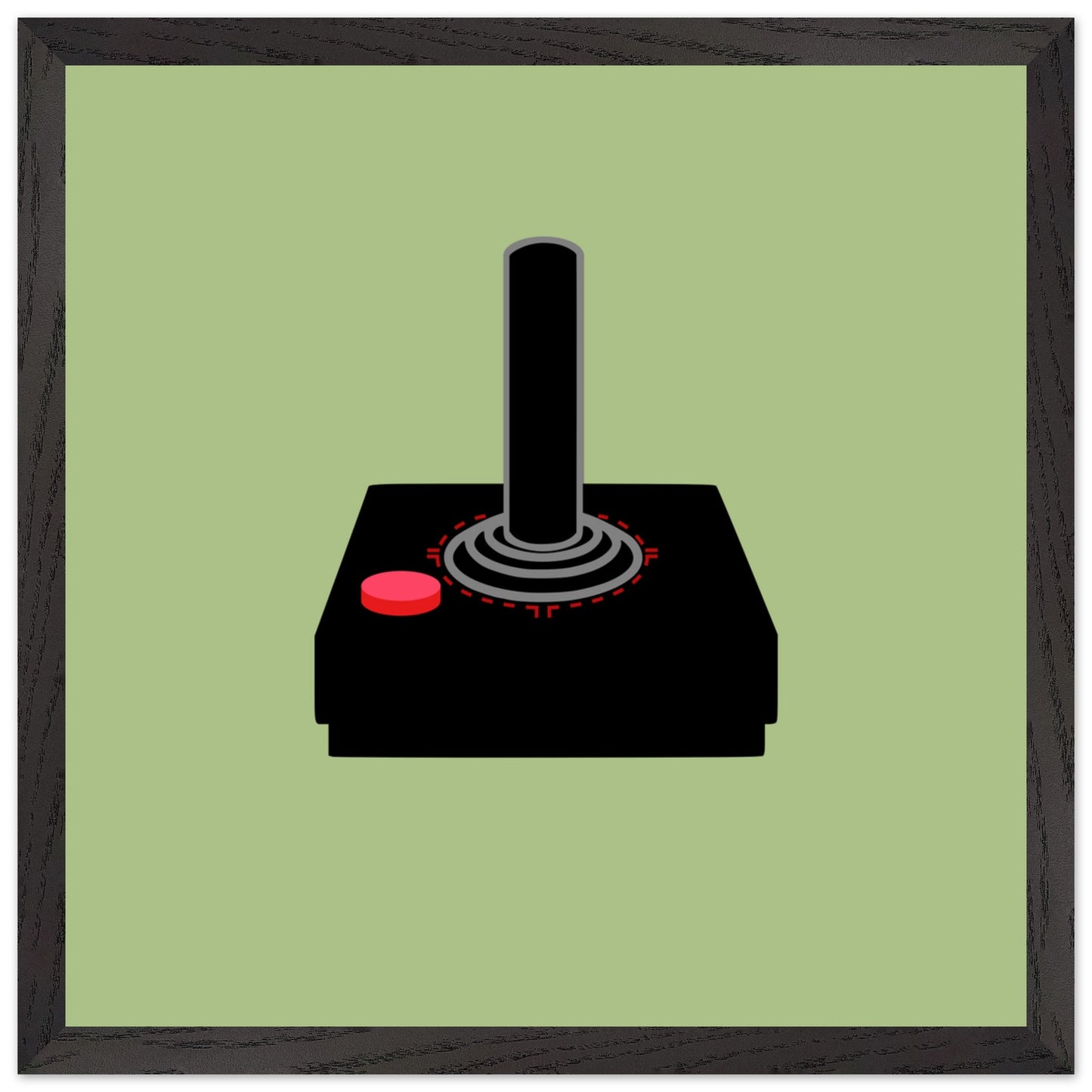 Atari Controller Wall Art, Game Controller Framed Poster, Gift for Gamers, Boys Room Decor, Teen Room Decor, Video Game Art, Video Game Print - Rampage Design Studio