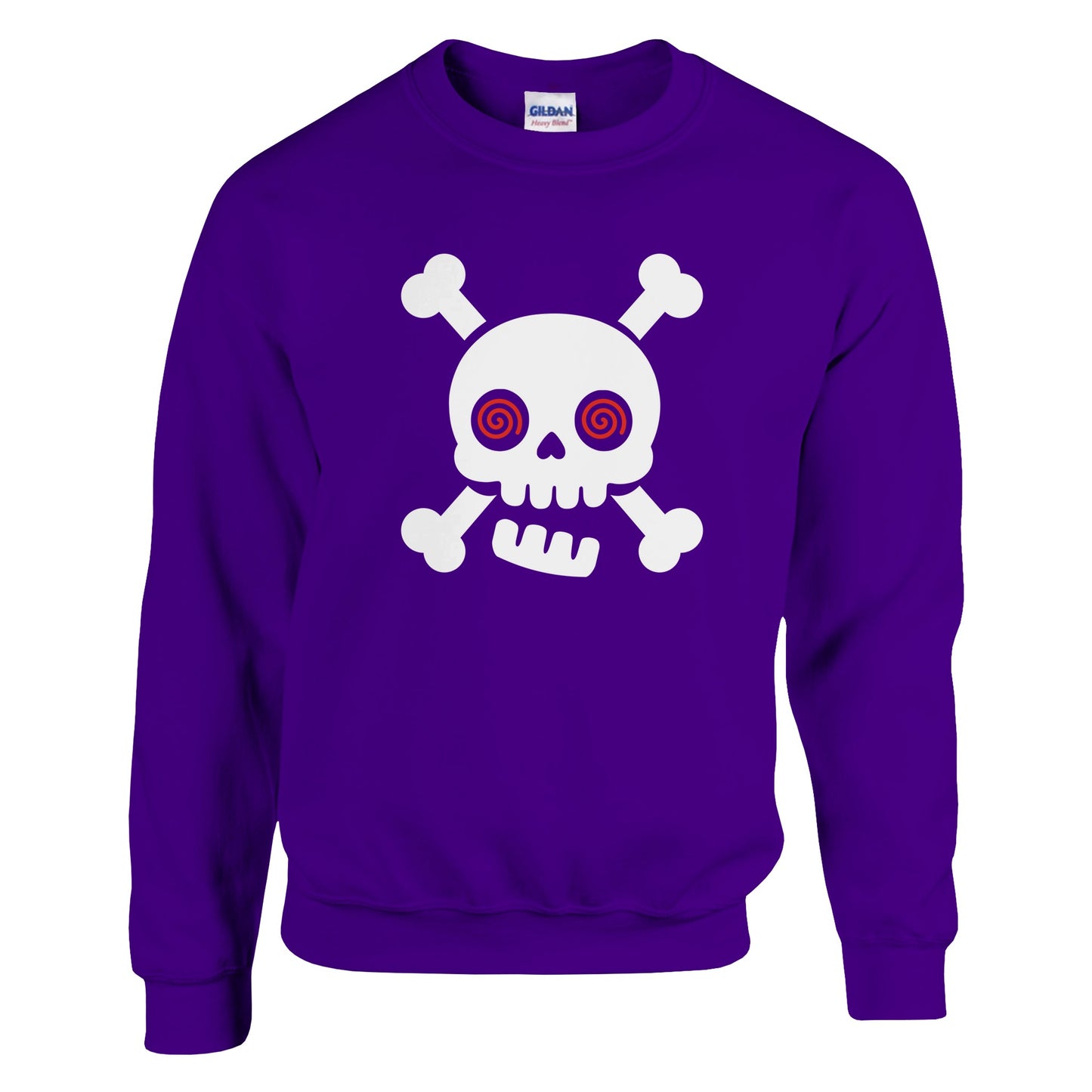Hypnotic Skull Graphic Sweatshirt - Rampage Design Studio