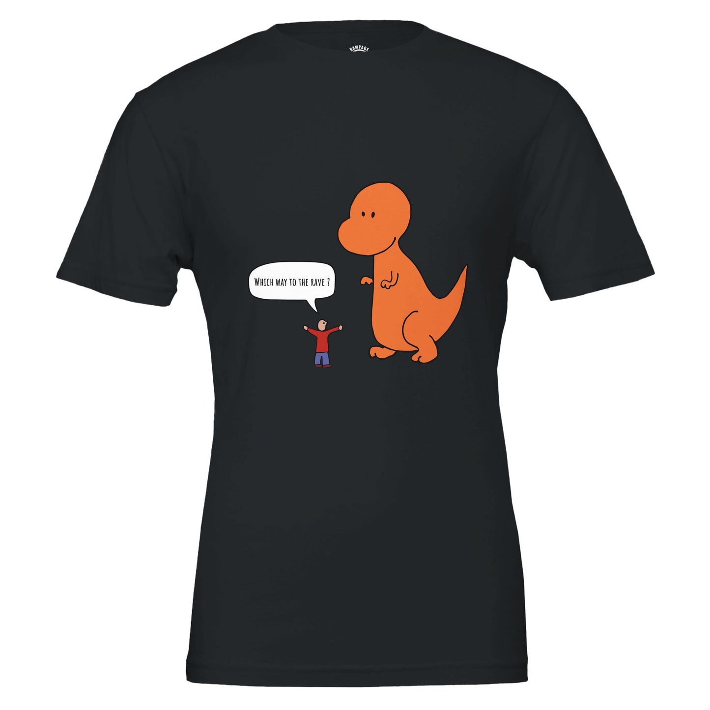 Which Way To The Rave? T-Shirt - Rampage Design Studio