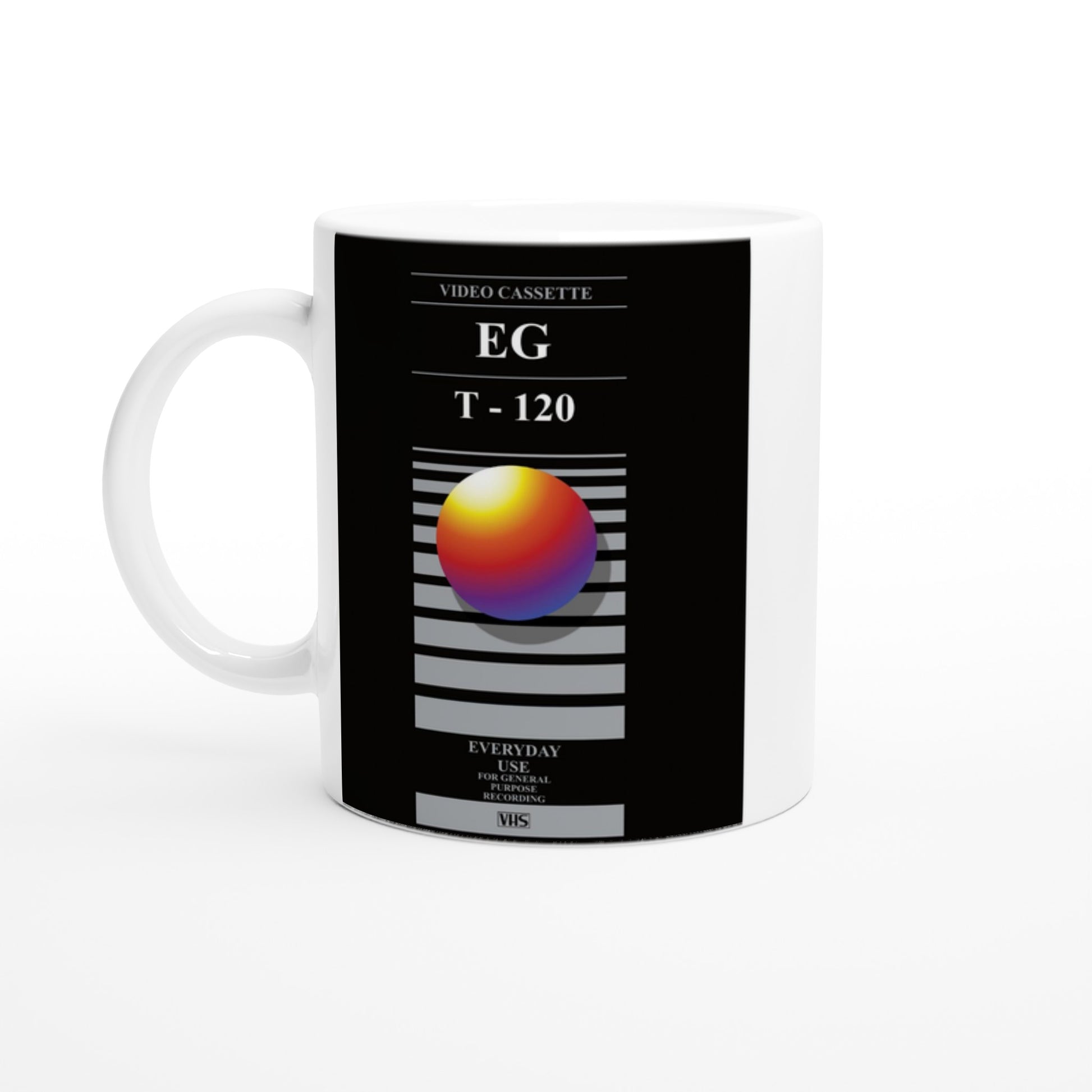 Retro VHS 11oz Ceramic Mug - Rampage Design Studio